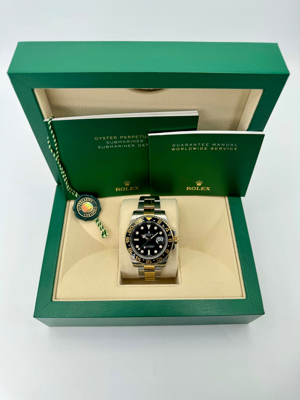 Rolex GMT-Master II 40mm 116713LN Two-Tone Black Dial