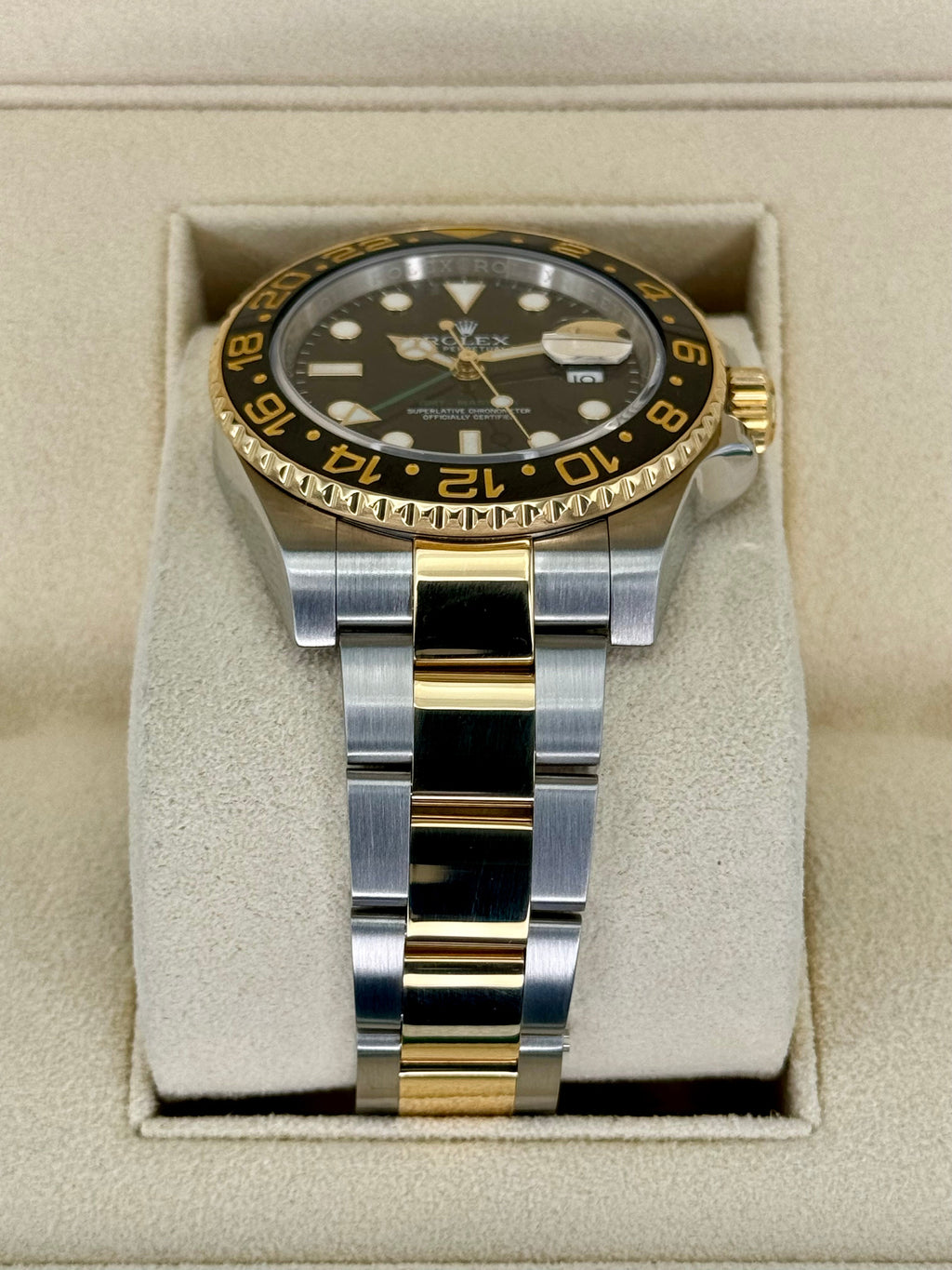 Rolex GMT-Master II 40mm 116713LN Two-Tone Black Dial