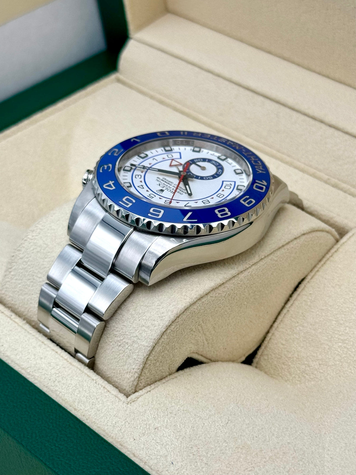 2016 Rolex Yacht-Master II 44mm 116680 Stainless Steel White Dial
