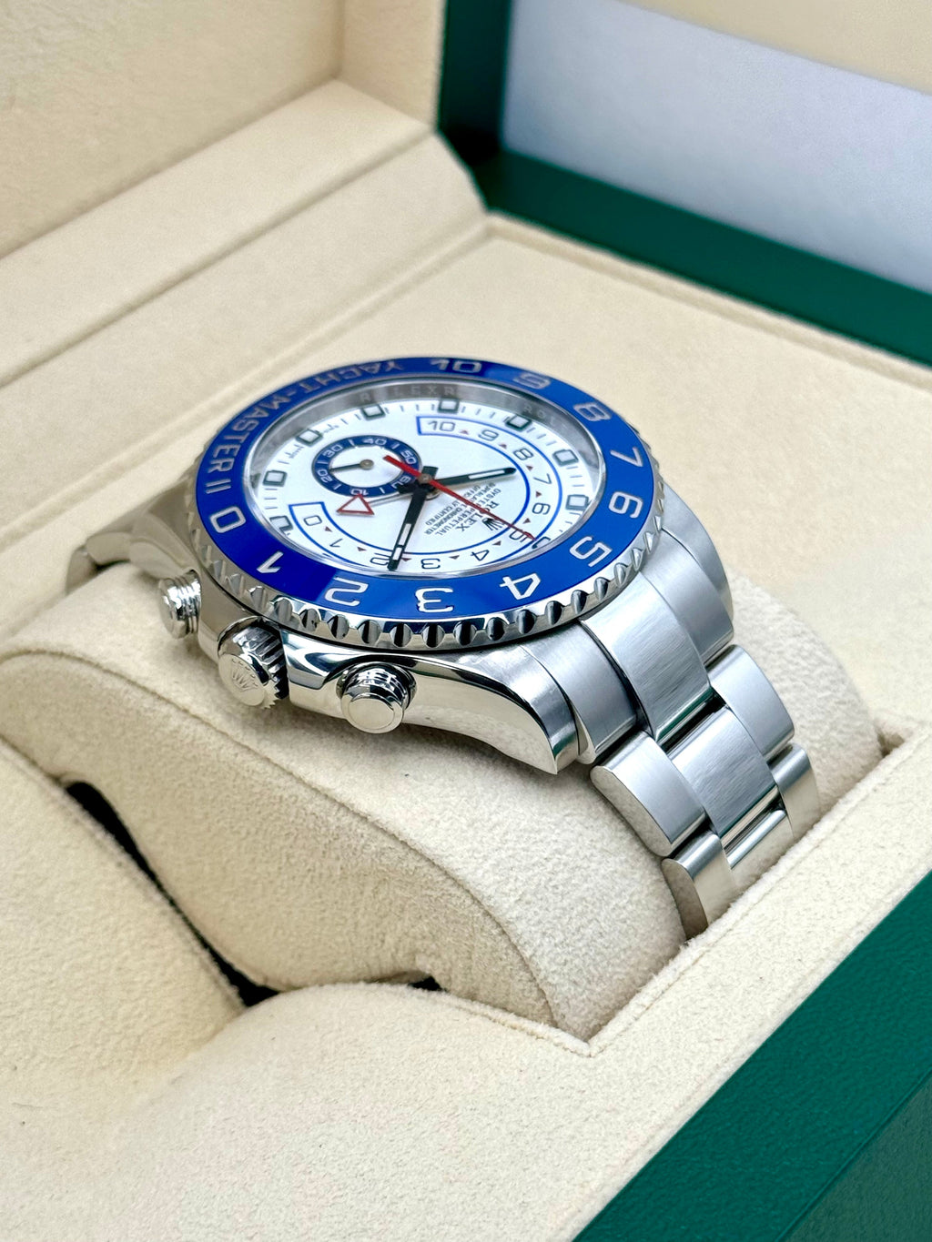2016 Rolex Yacht-Master II 44mm 116680 Stainless Steel White Dial