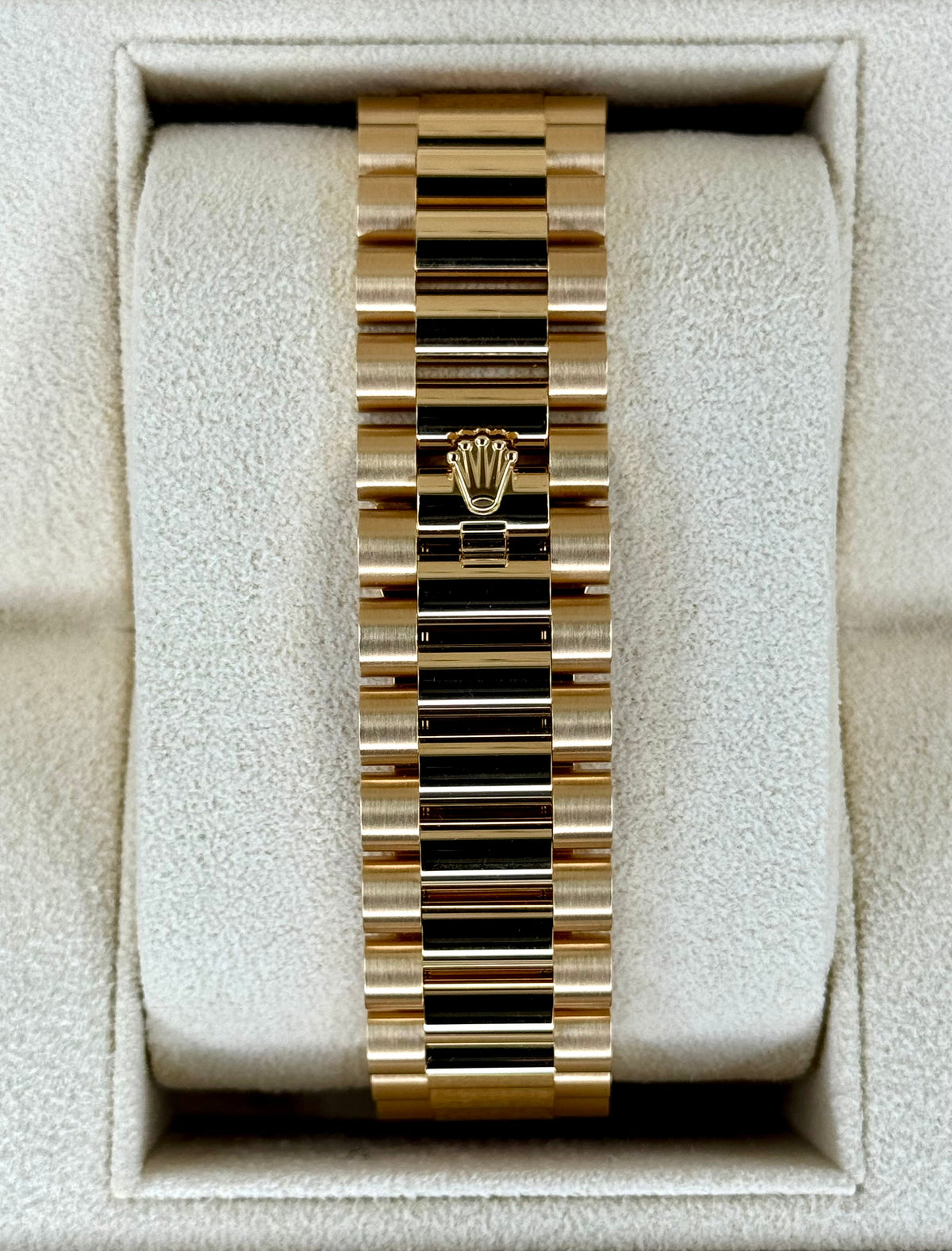 New 2024 Rolex Day-Date 40mm 228348RBR Presidential White Dial