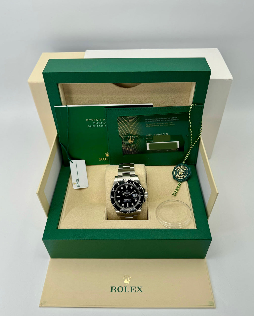 2023 Rolex Submariner 41mm 126610LN Stainless Steel Black Dial