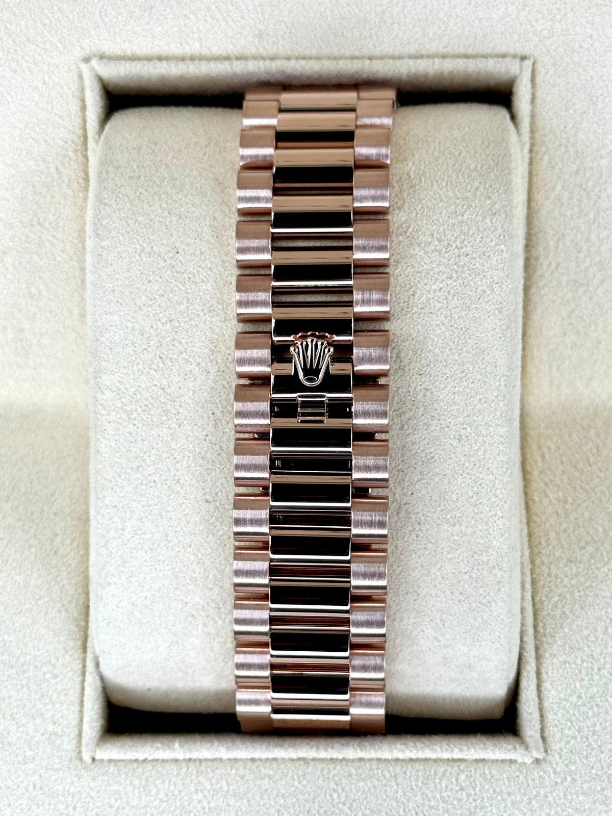 2019 Rolex Day-Date 40mm 228235 Presidential Rose Gold Olive Dial