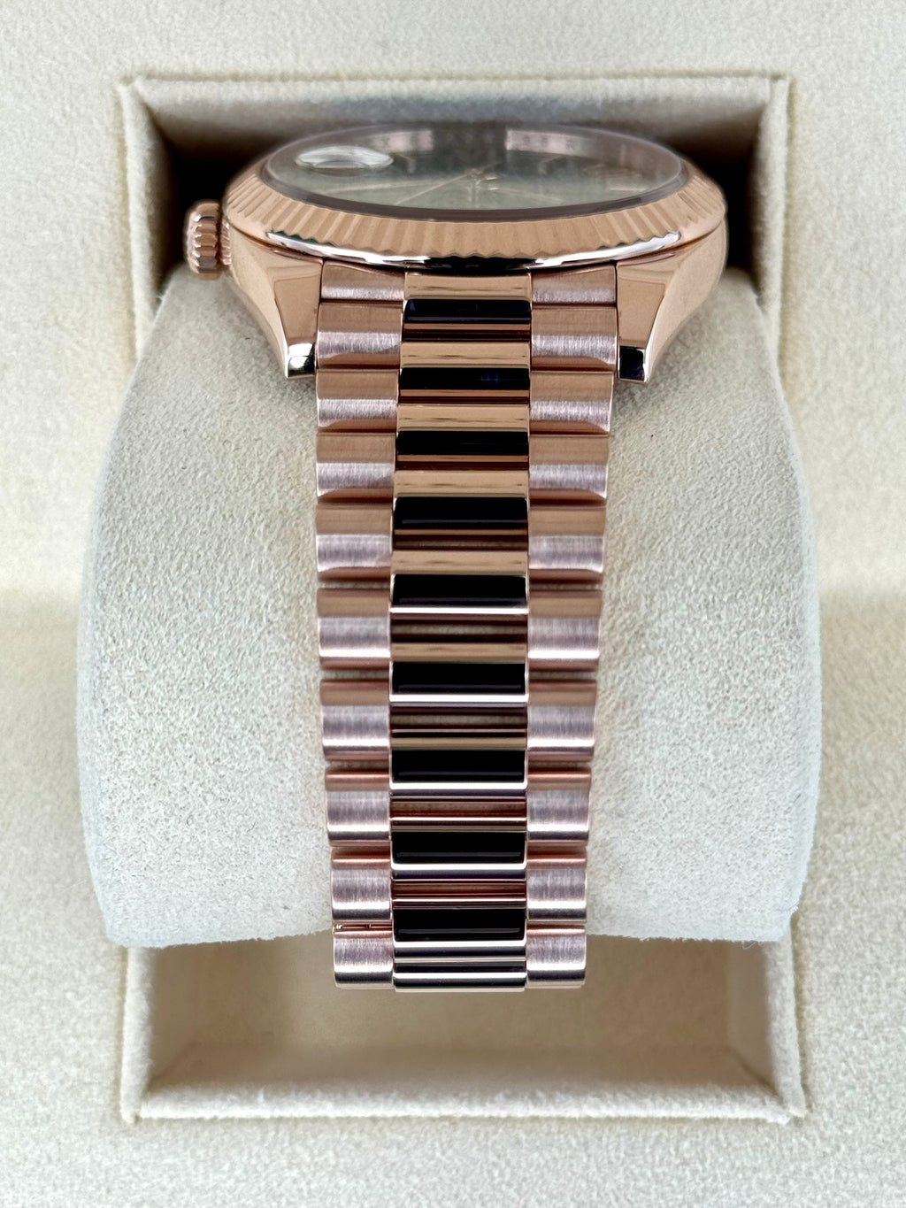 2019 Rolex Day-Date 40mm 228235 Presidential Rose Gold Olive Dial