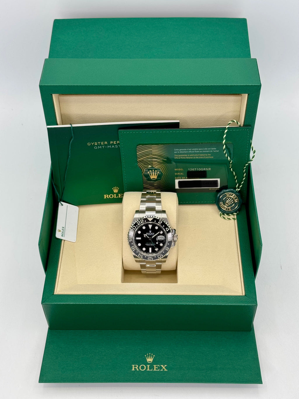 NEW 2025 Rolex GMT-Master II "Bruce Wayne" 40mm 126710GRNR Oyster