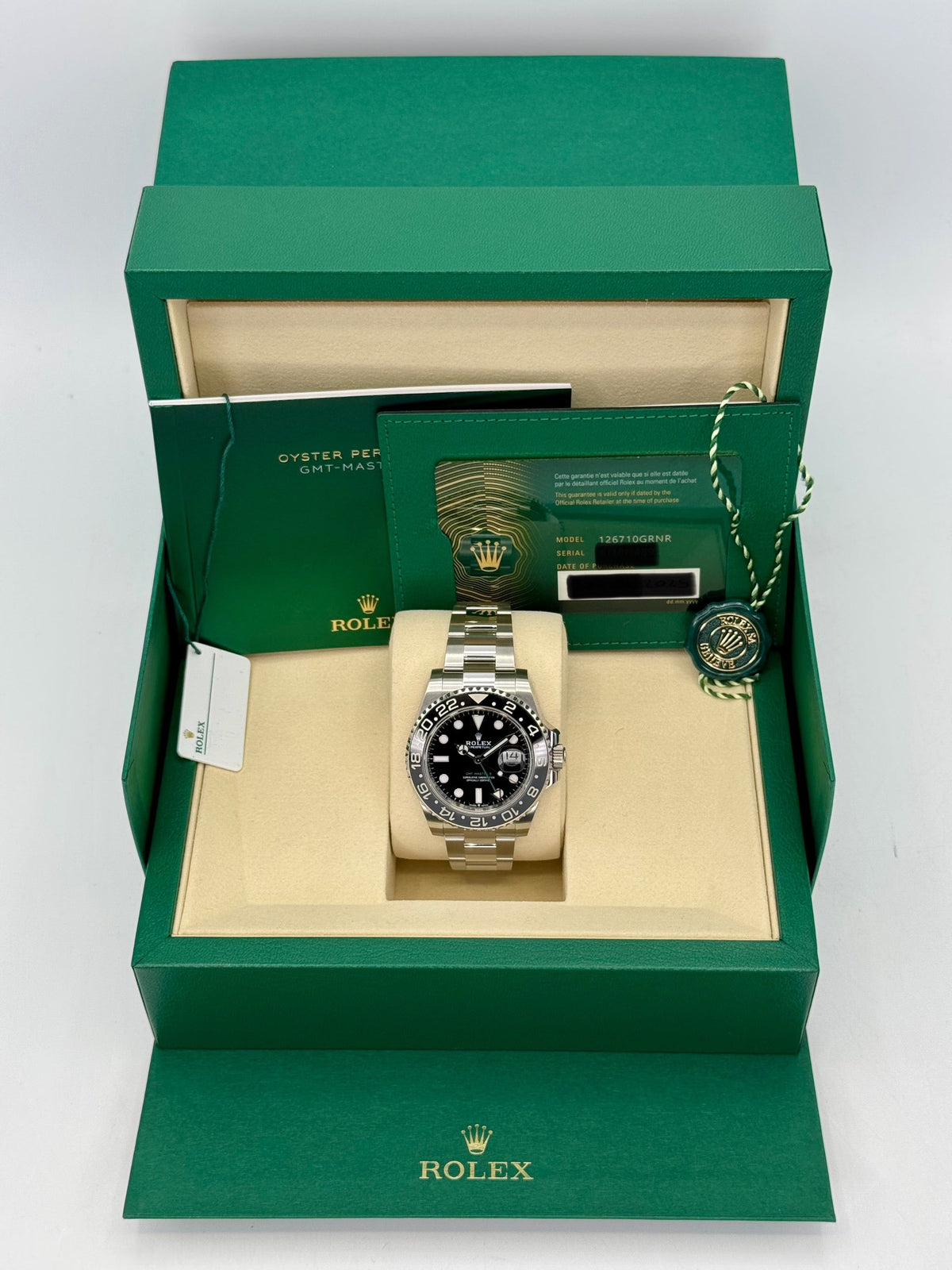 NEW 2025 Rolex GMT-Master II "Bruce Wayne" 40mm 126710GRNR Oyster