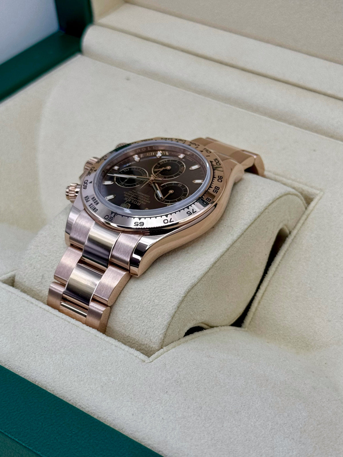 2023 Rolex Daytona 40mm 116505 Rose Gold Chocolate Dial