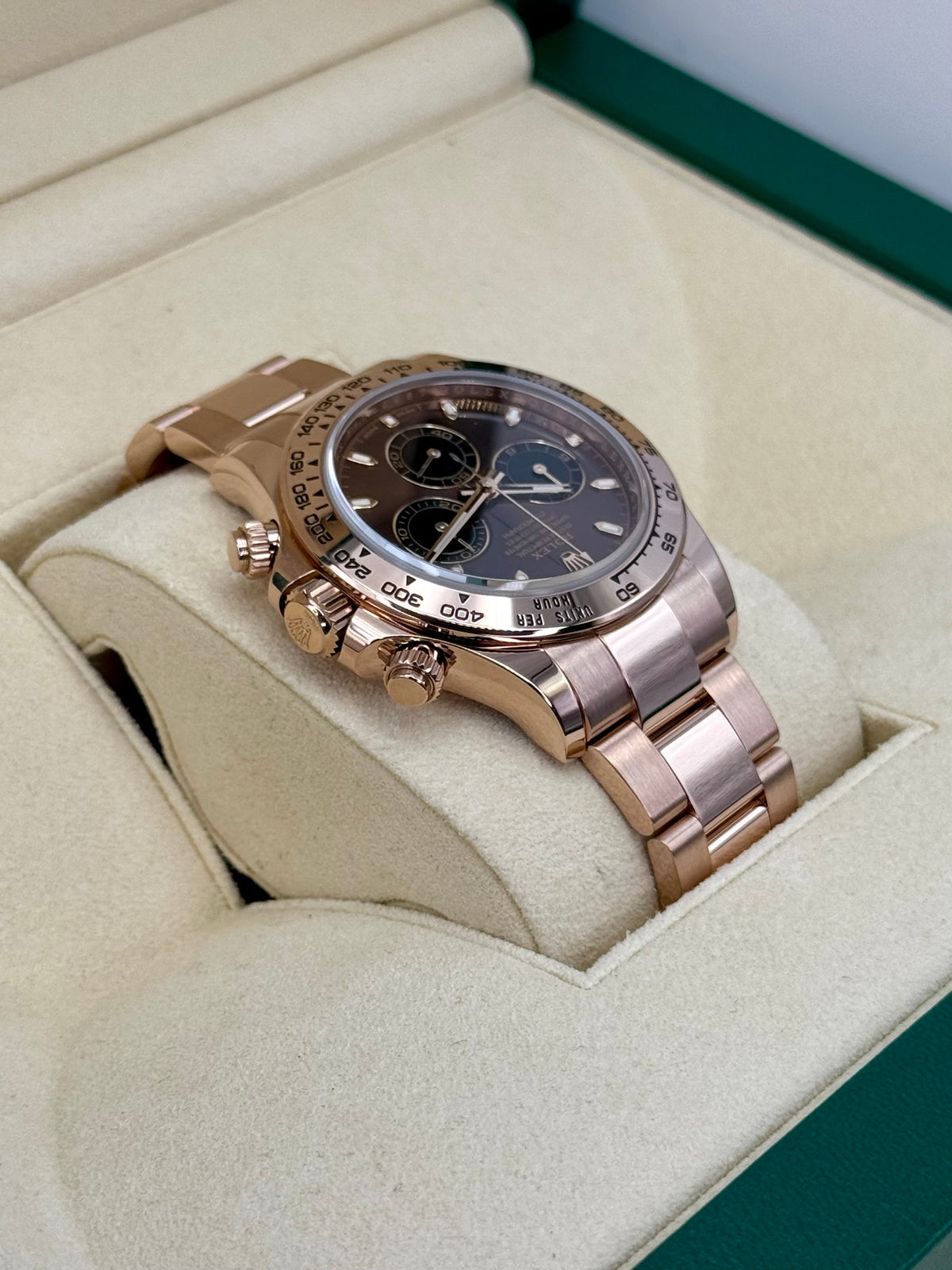 2023 Rolex Daytona 40mm 116505 Rose Gold Chocolate Dial