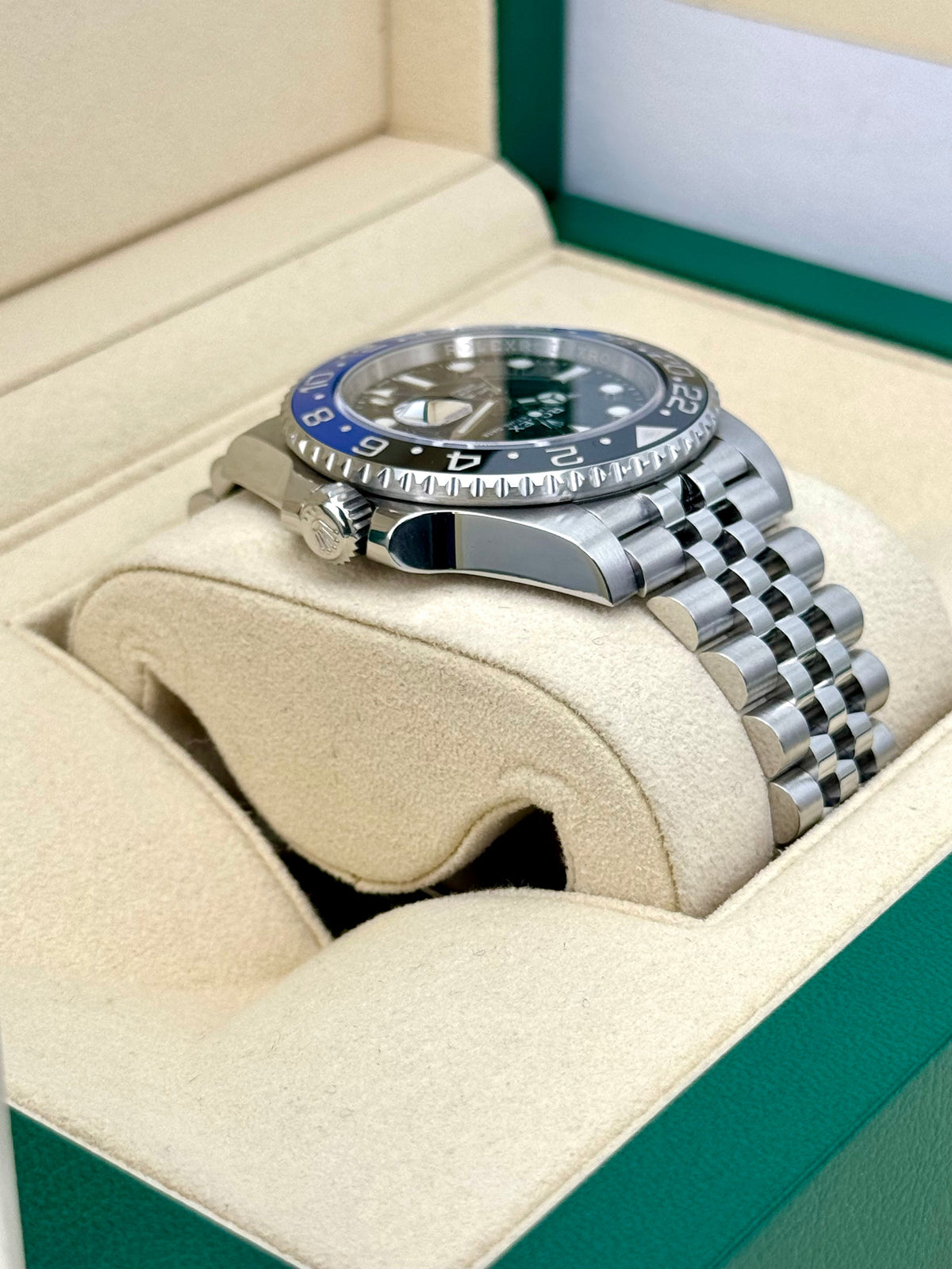 2022 Rolex GMT-Master II "Batgirl" 40mm 126710BLNR Jubilee Black Dial