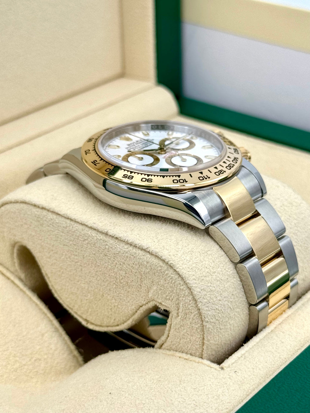 2023 Rolex Daytona 40mm 116503 Two-Tone White Dial