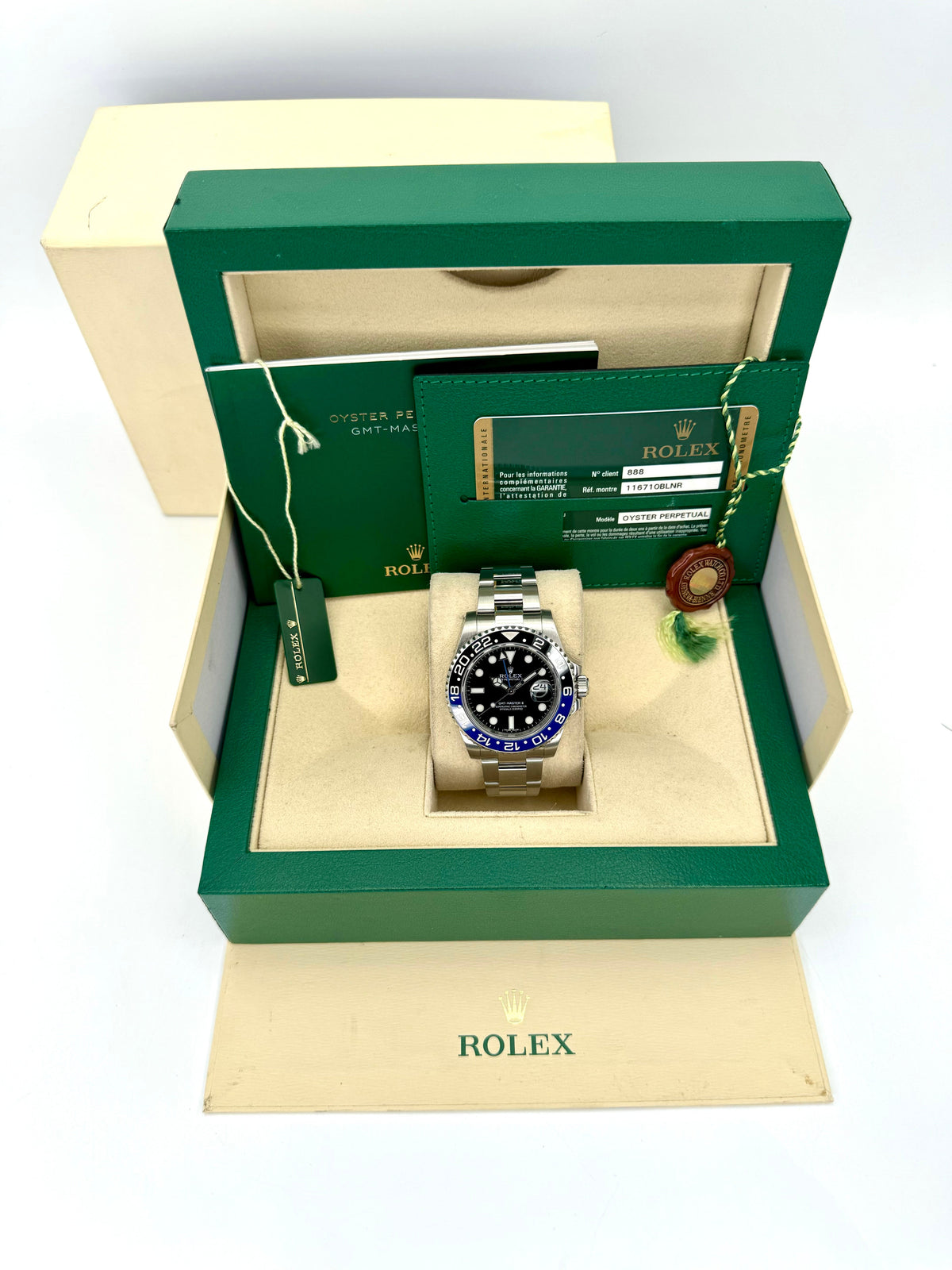 2014 Rolex GMT-Master II “Batman” 40mm 116710BLNR Oyster