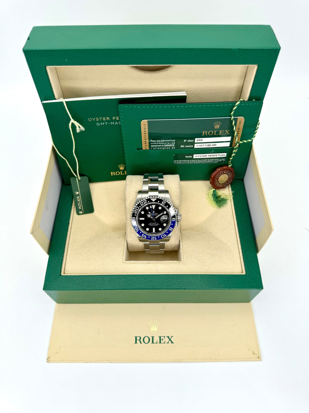 2014 Rolex GMT-Master II “Batman” 40mm 116710BLNR Oyster
