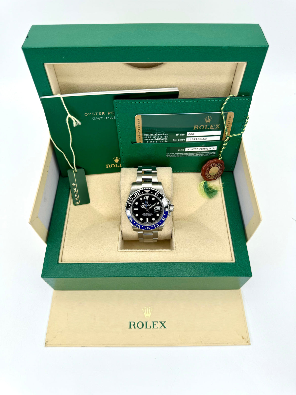 2014 Rolex GMT-Master II “Batman” 40mm 116710BLNR Oyster