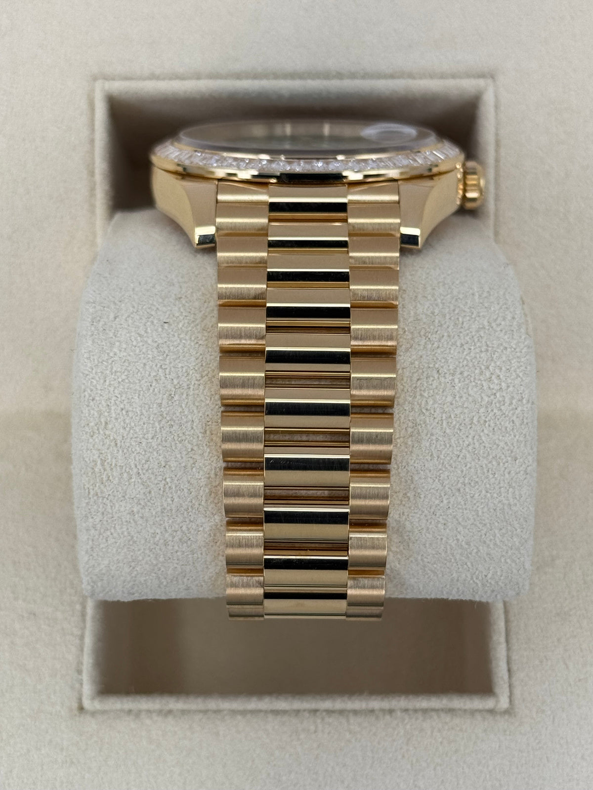 2023 Rolex Day-Date 40mm 228398TBR Presidential Yellow Gold Green Dial