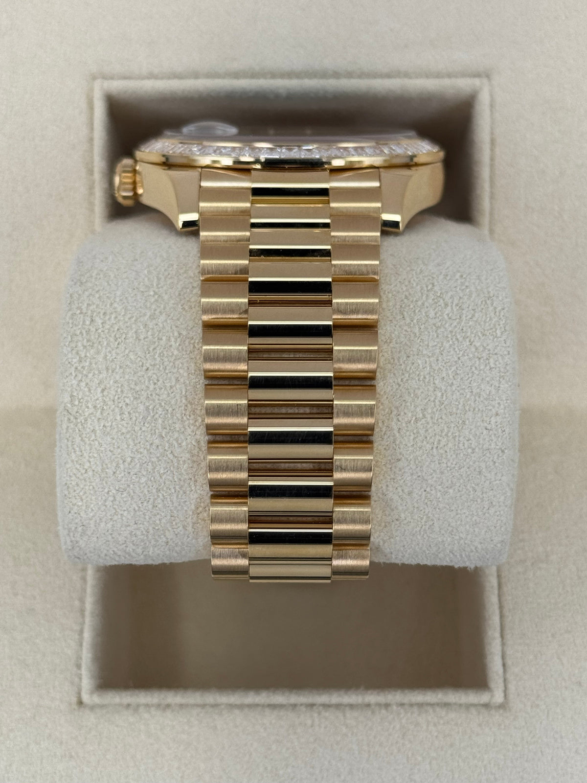 2023 Rolex Day-Date 40mm 228398TBR Presidential Yellow Gold Green Dial
