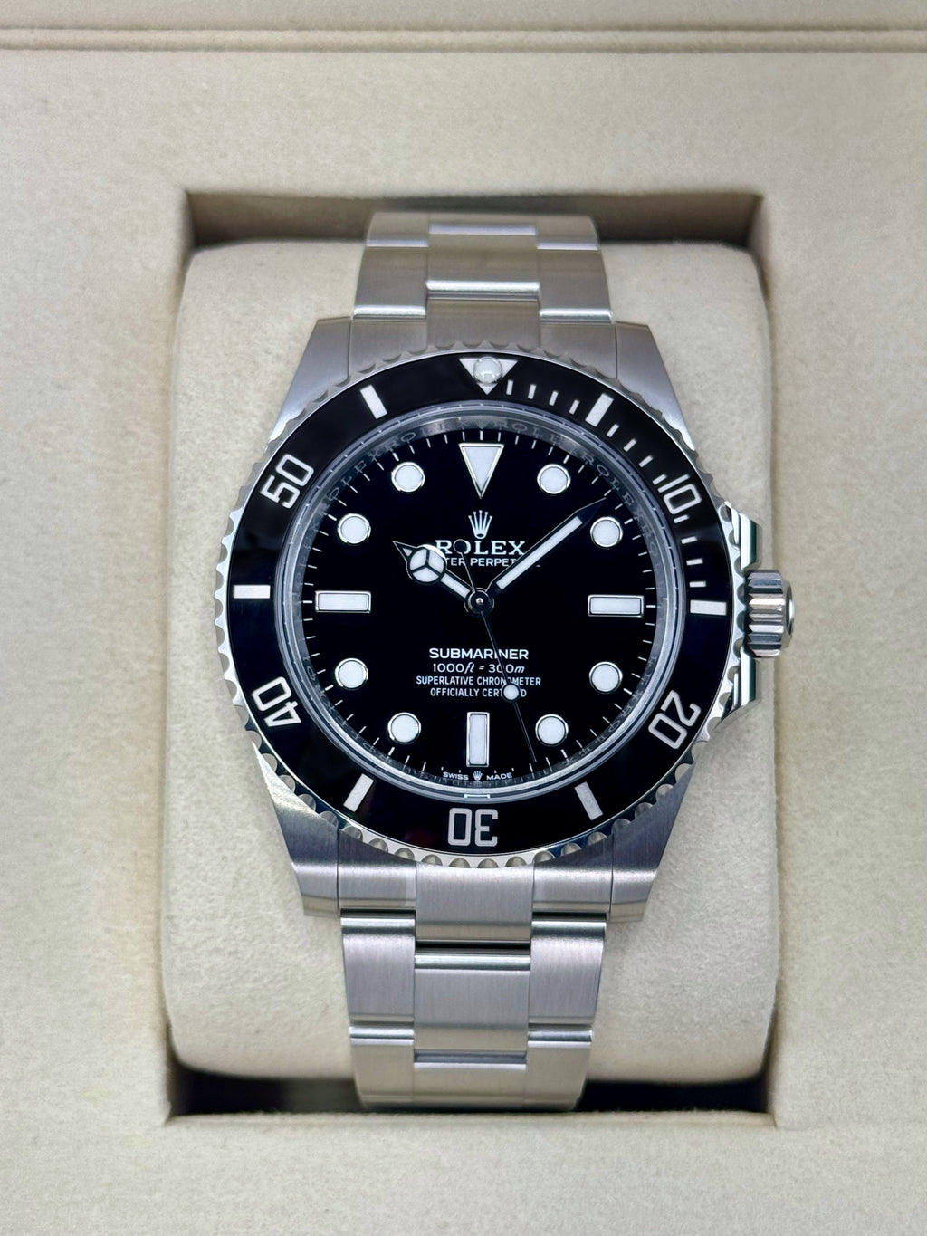 NEW 2025 Rolex Submariner 41mm 124060 Stainless Steel Black Dial