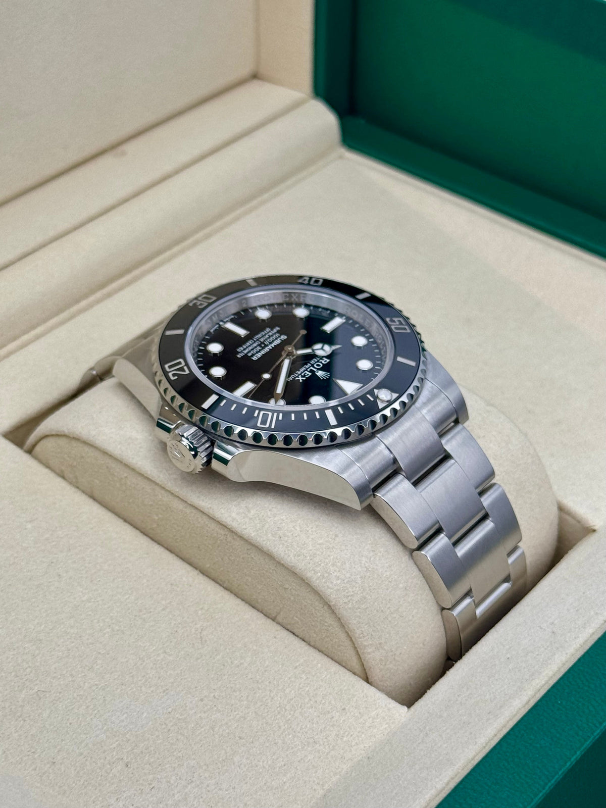 2025 Rolex Submariner 41mm 124060 Stainless Steel Black Dial