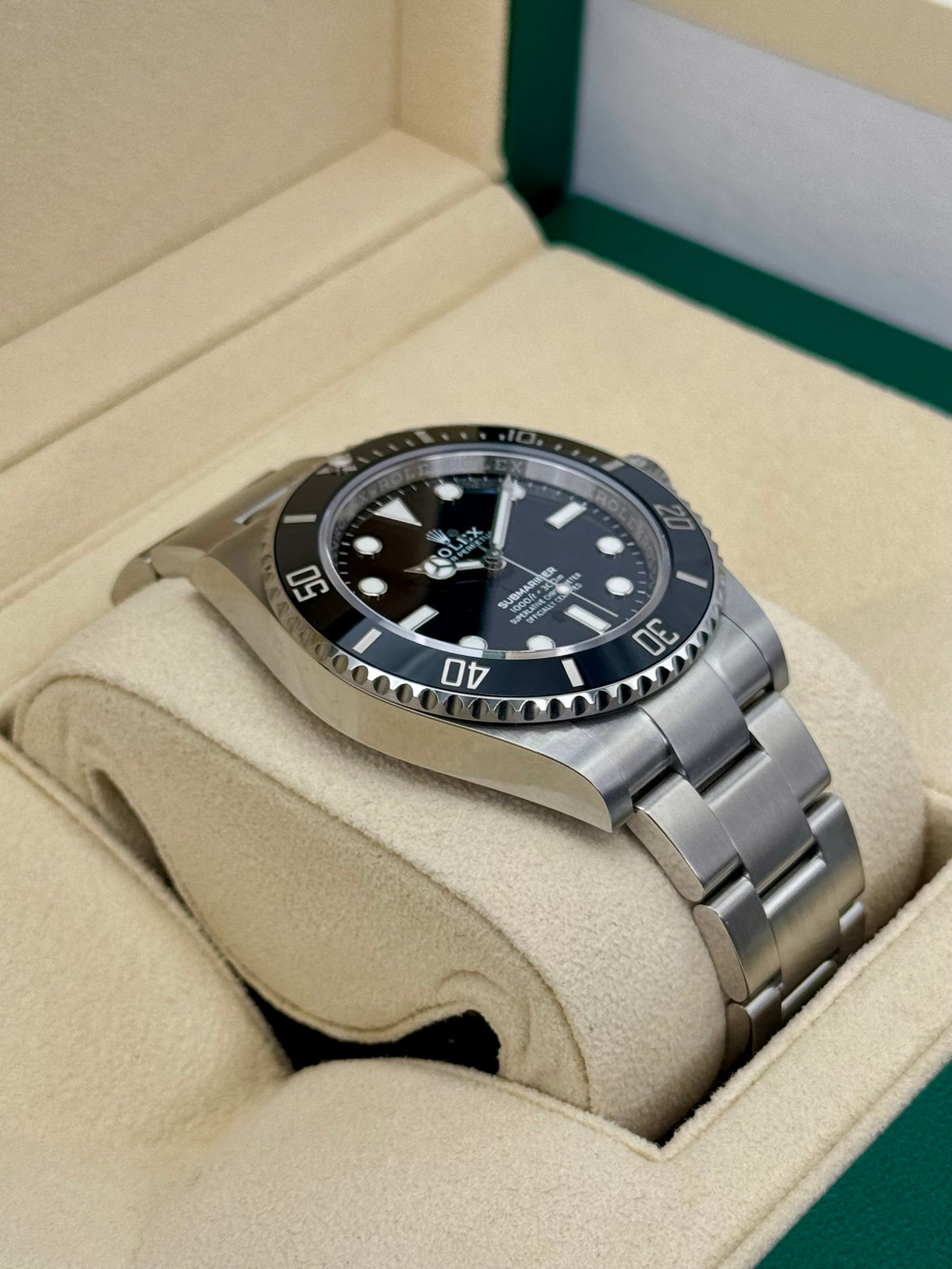 NEW 2024 Rolex Submariner 41mm 124060 Stainless Steel Black Dial