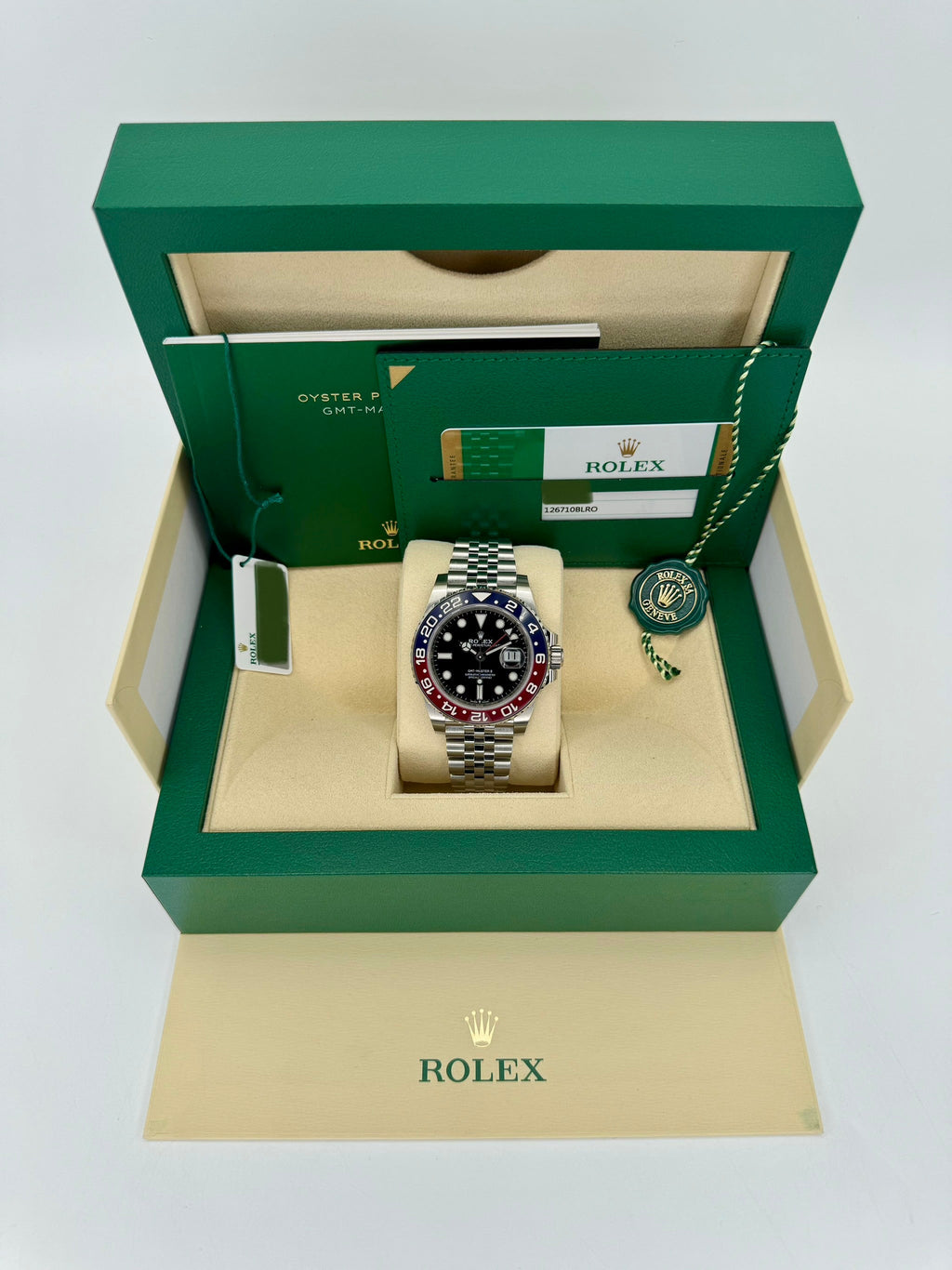 NEW 2019 GMT-Master II “Pepsi” 40mm 126710BLRO Jubilee