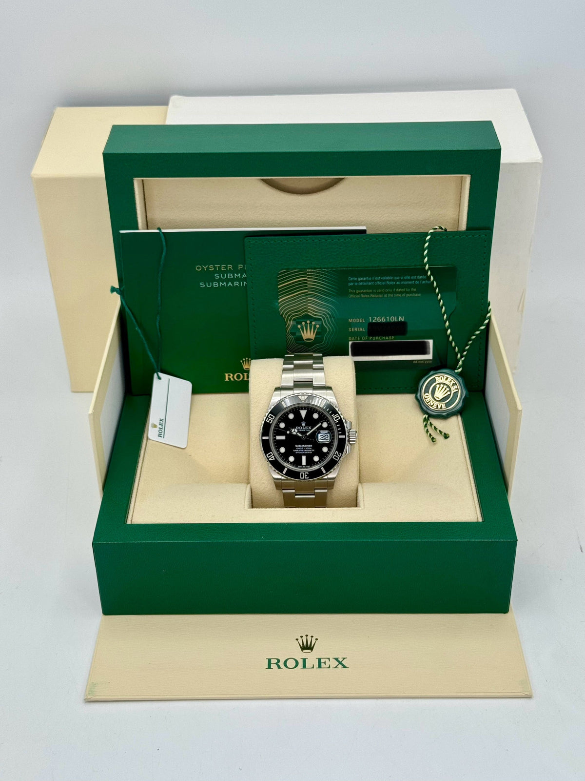 2021 Rolex Submariner 41mm 126610LN Stainless Steel Black Dial