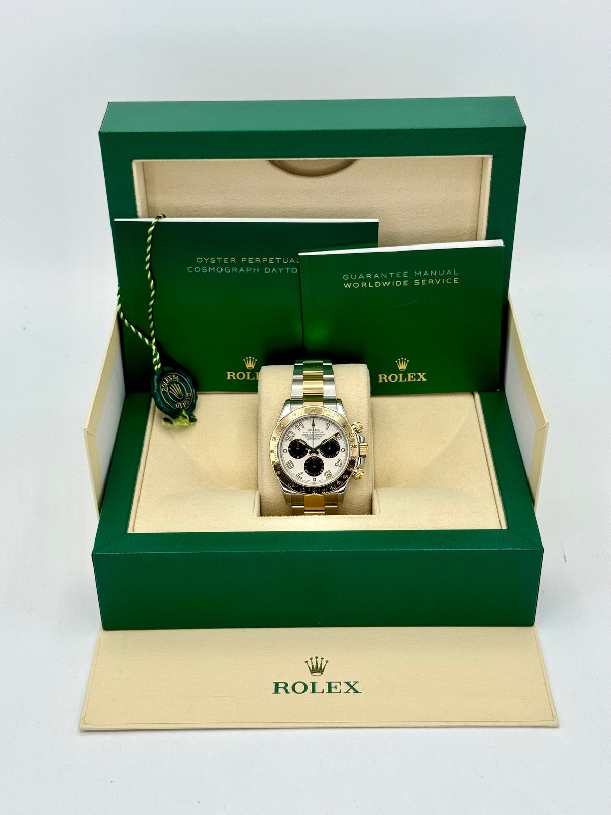 2019 Rolex Daytona 40mm 116523 116523 Panda Arabic Racing Dial