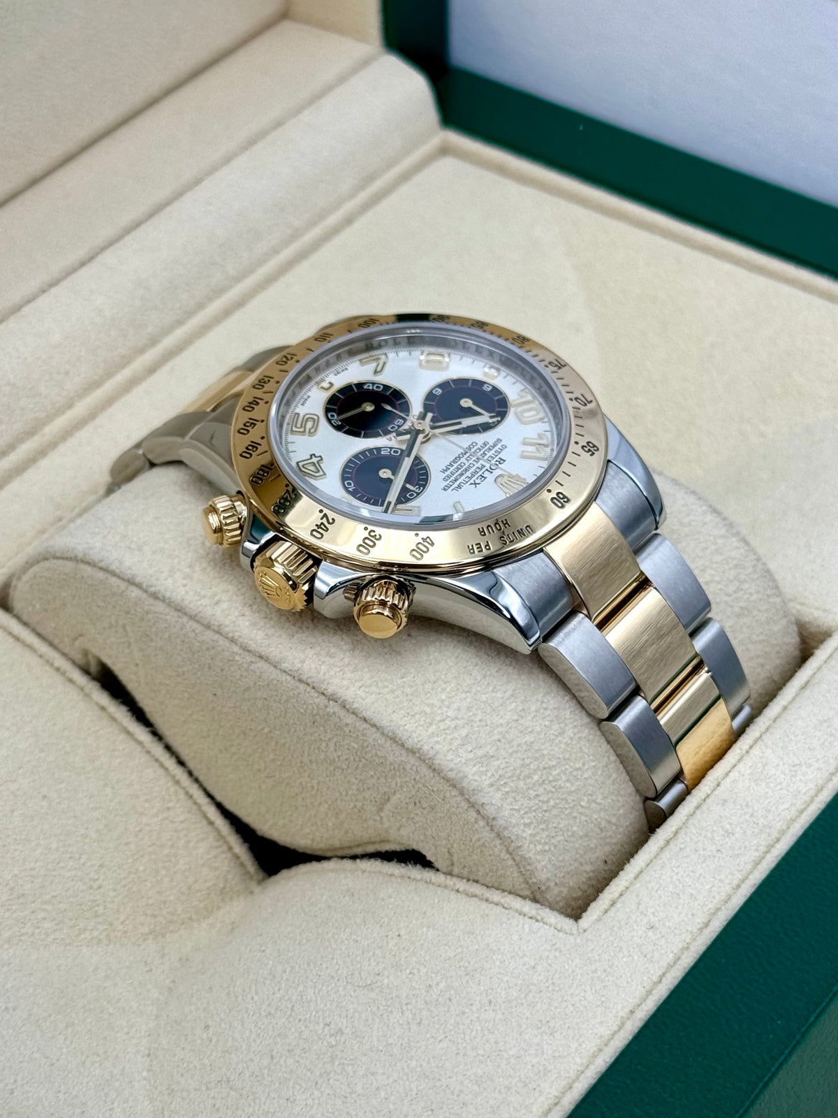 2019 Rolex Daytona 40mm 116523 116523 Panda Arabic Racing Dial