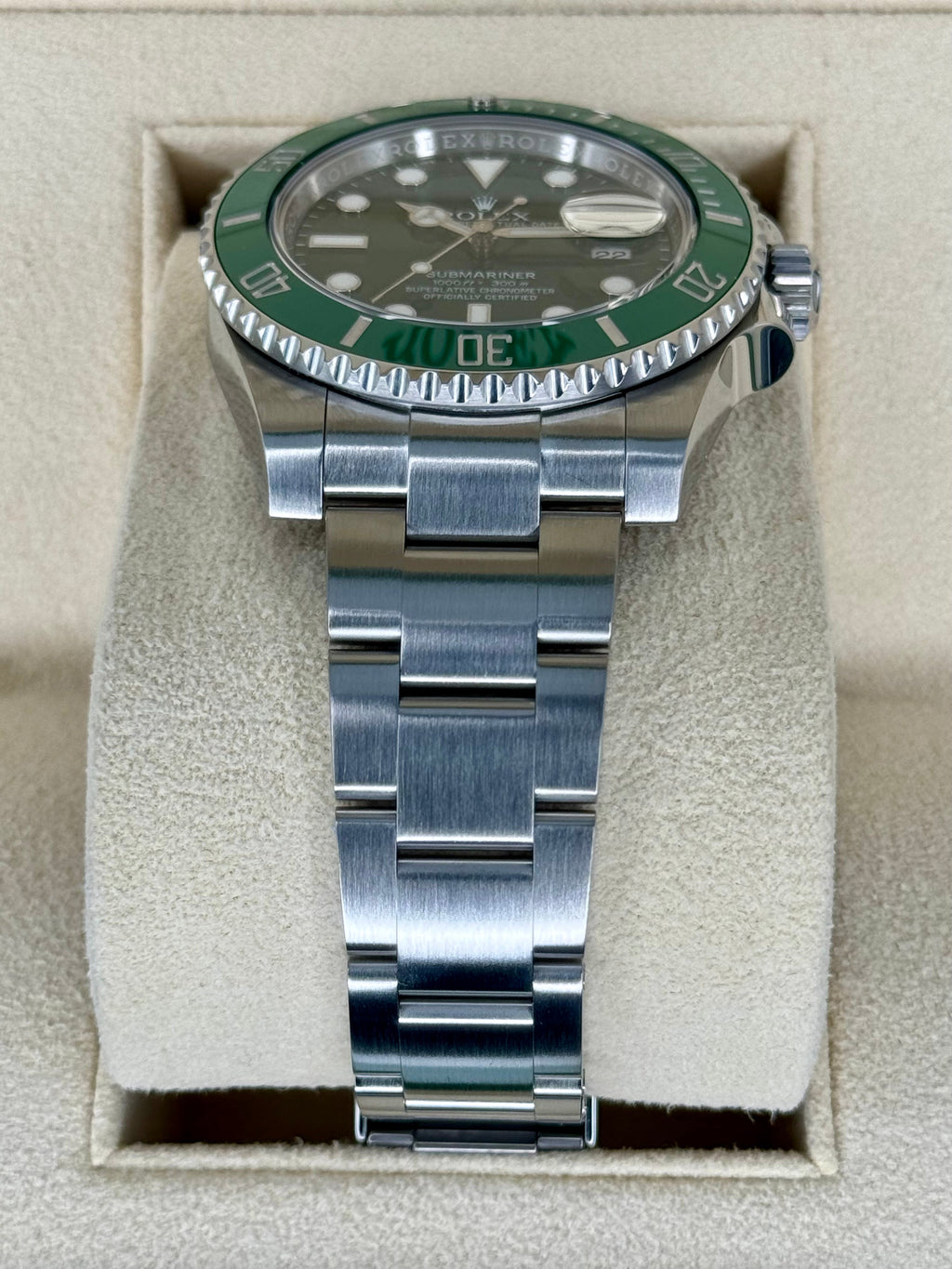 2015 Rolex Submariner "Hulk" 40mm 116610LV Green Dial