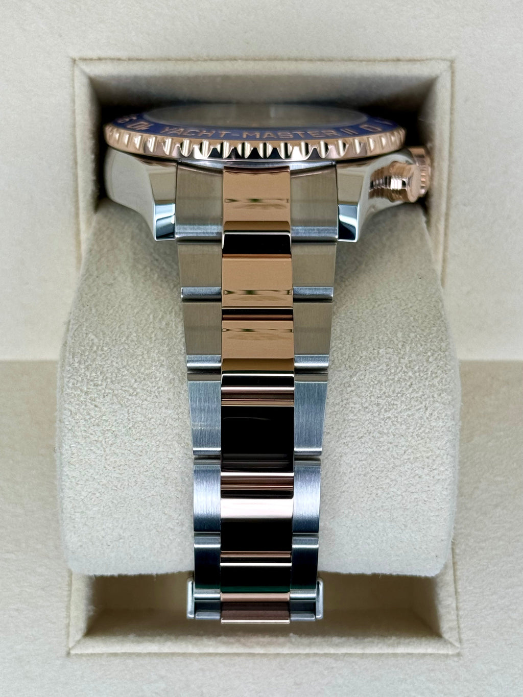 2021 Rolex Yacht-Master II 44mm 116681 Two-Tone White Dial