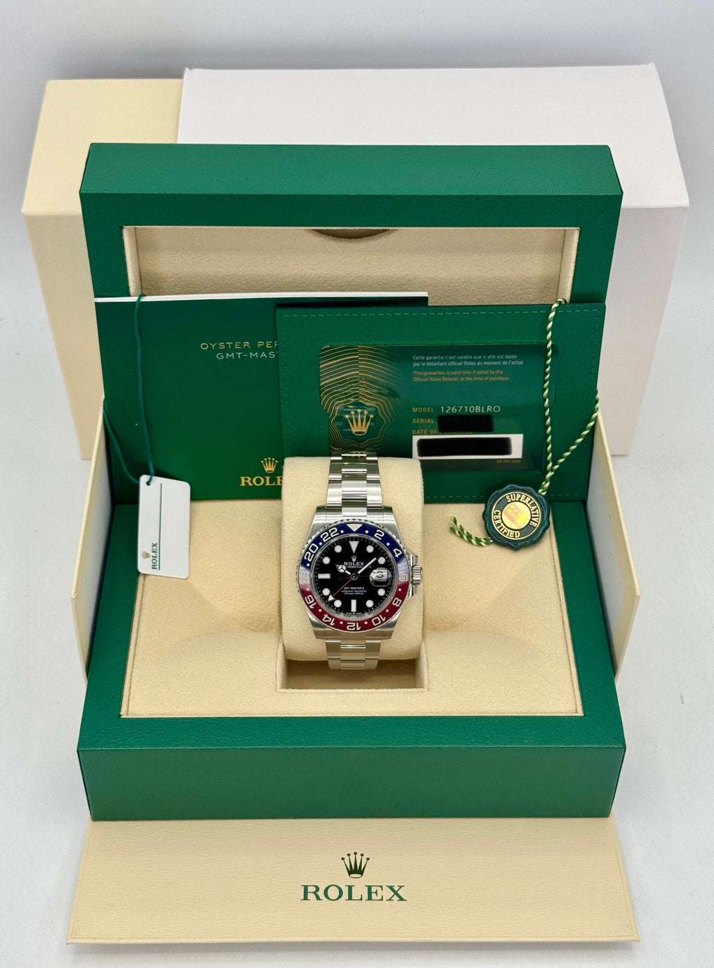 2024 Rolex GMT-Master II "Pepsi" 40mm 126710BLRO Oyster