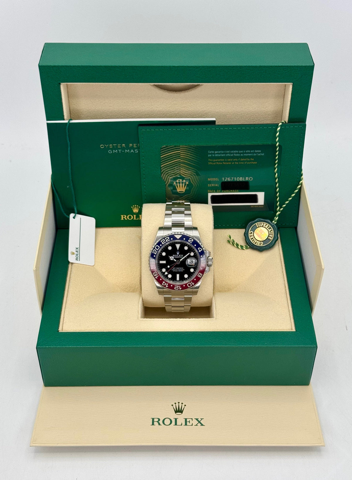 2024 Rolex GMT-Master II "Pepsi" 40mm 126710BLRO Oyster