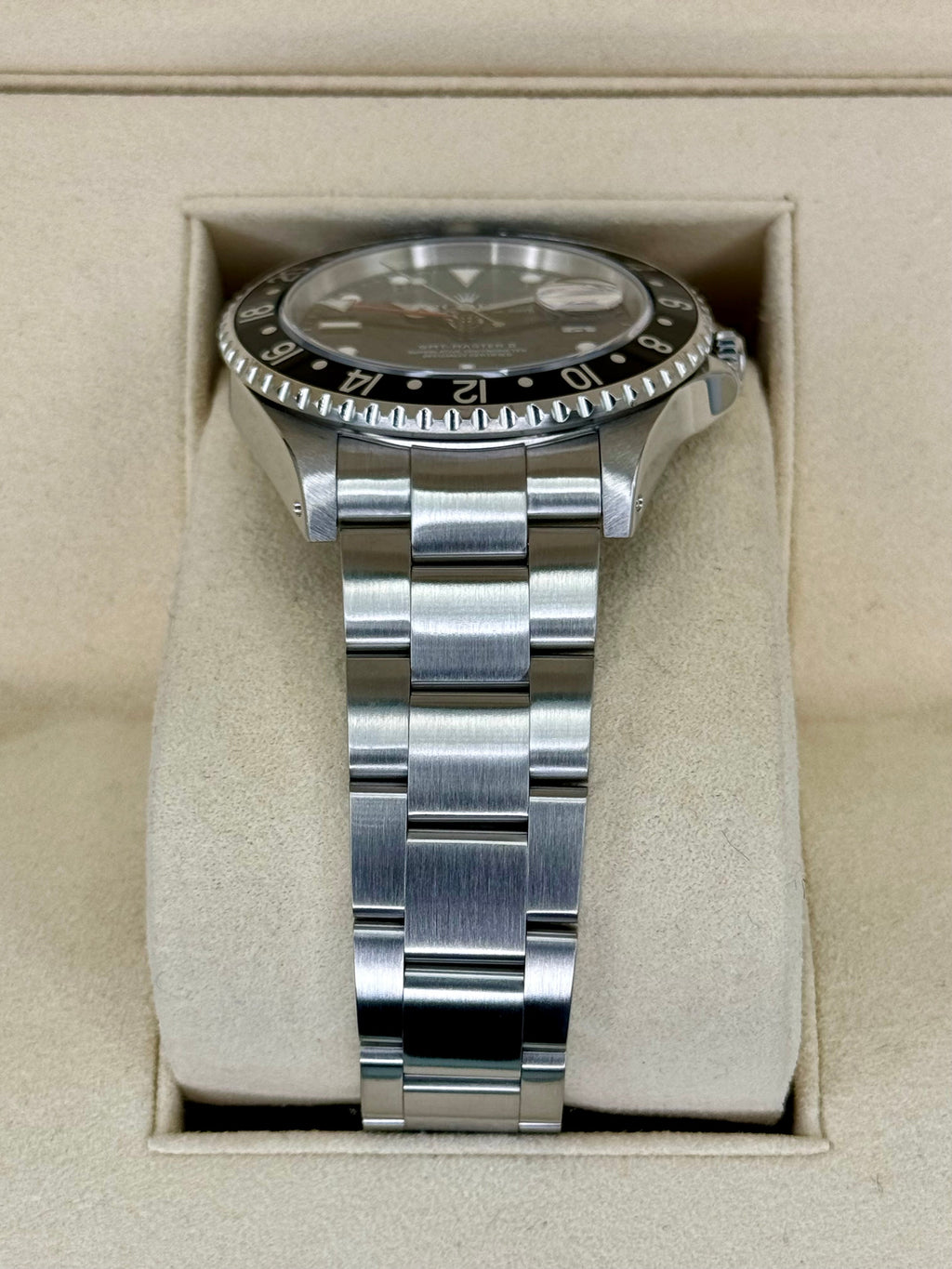 2003 Rolex GMT-Master II 40mm 16710LN Stainless Steel Black Dial