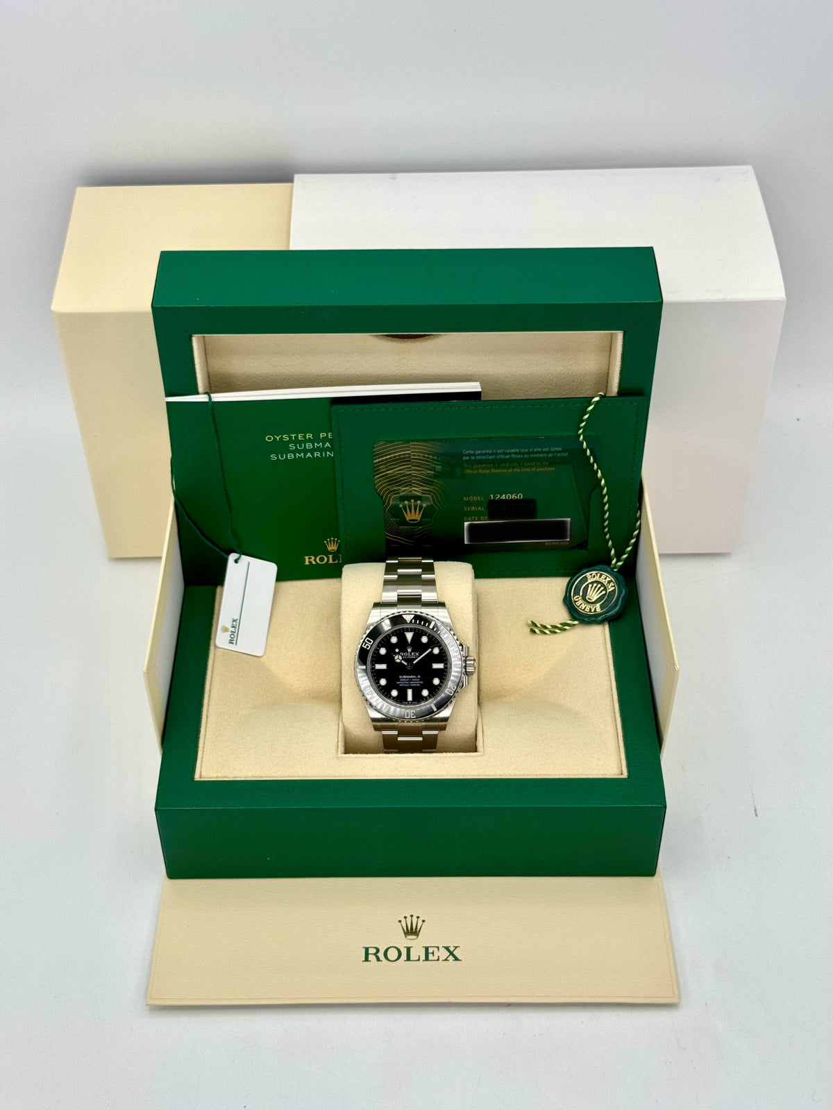 2023 Rolex Submariner 41mm 124060 Stainless Steel Black Dial