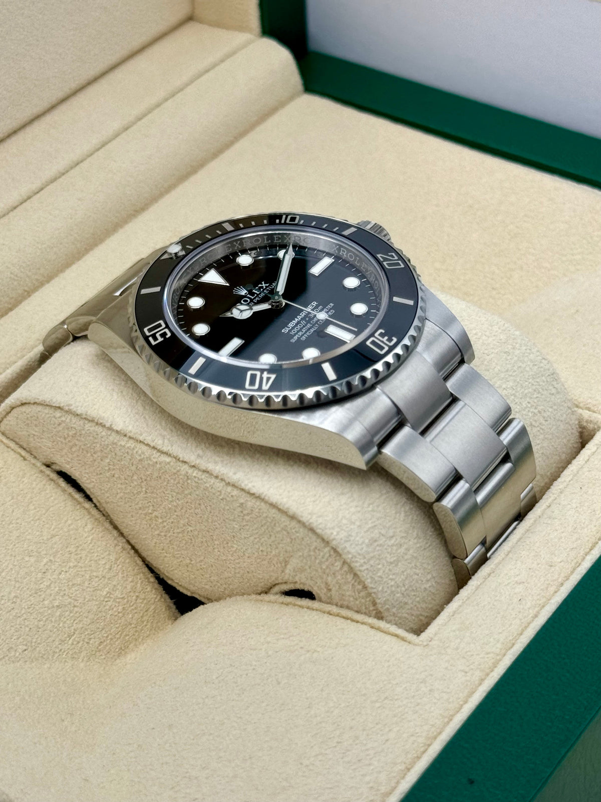 2023 Rolex Submariner 41mm 124060 Stainless Steel Black Dial