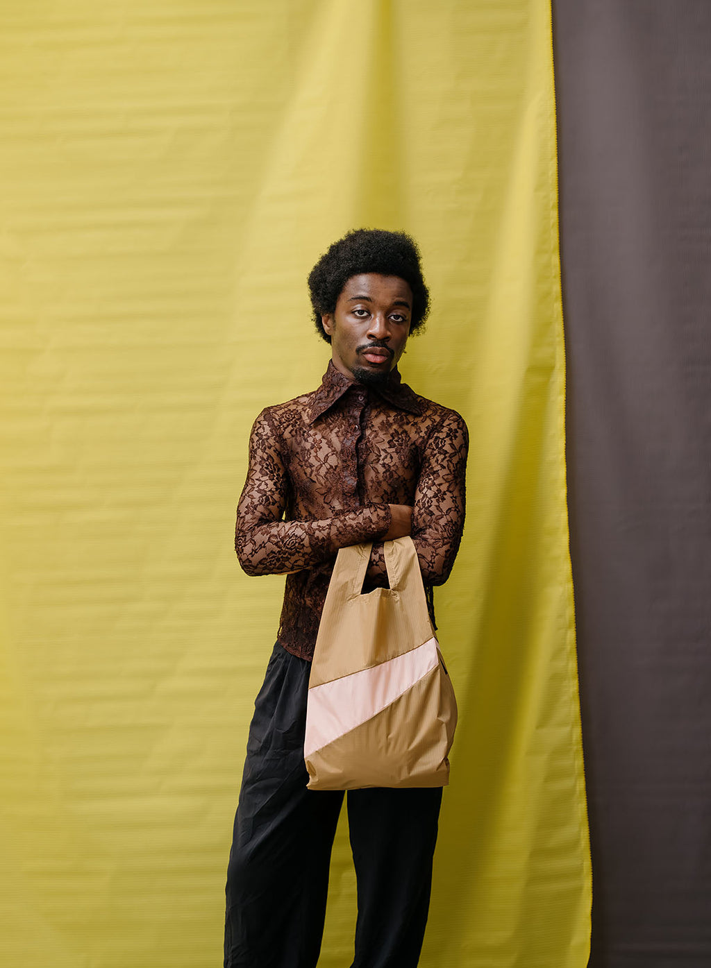 The New Shopping Bag Camel & Tone Medium