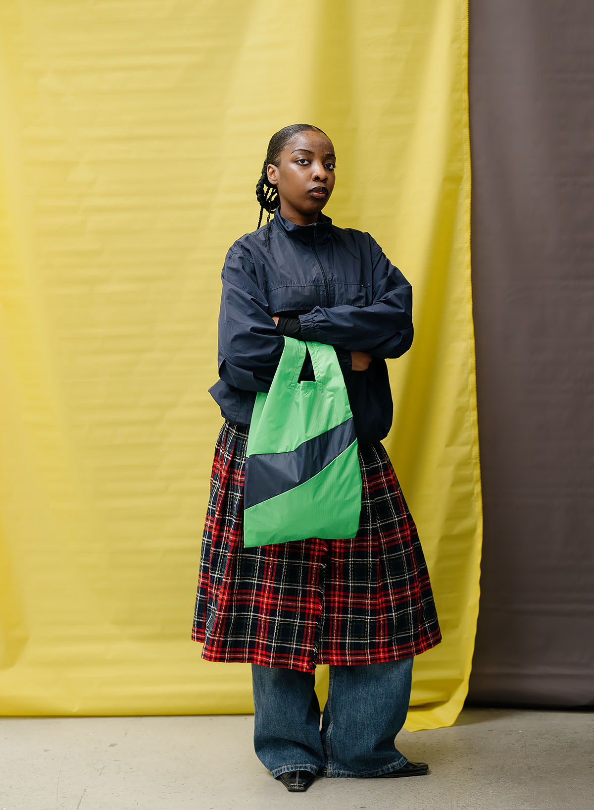 The New Shopping Bag Greenscreen & Sailor Dark Medium