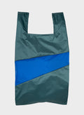 The New Shopping Bag Pine & Blue Large