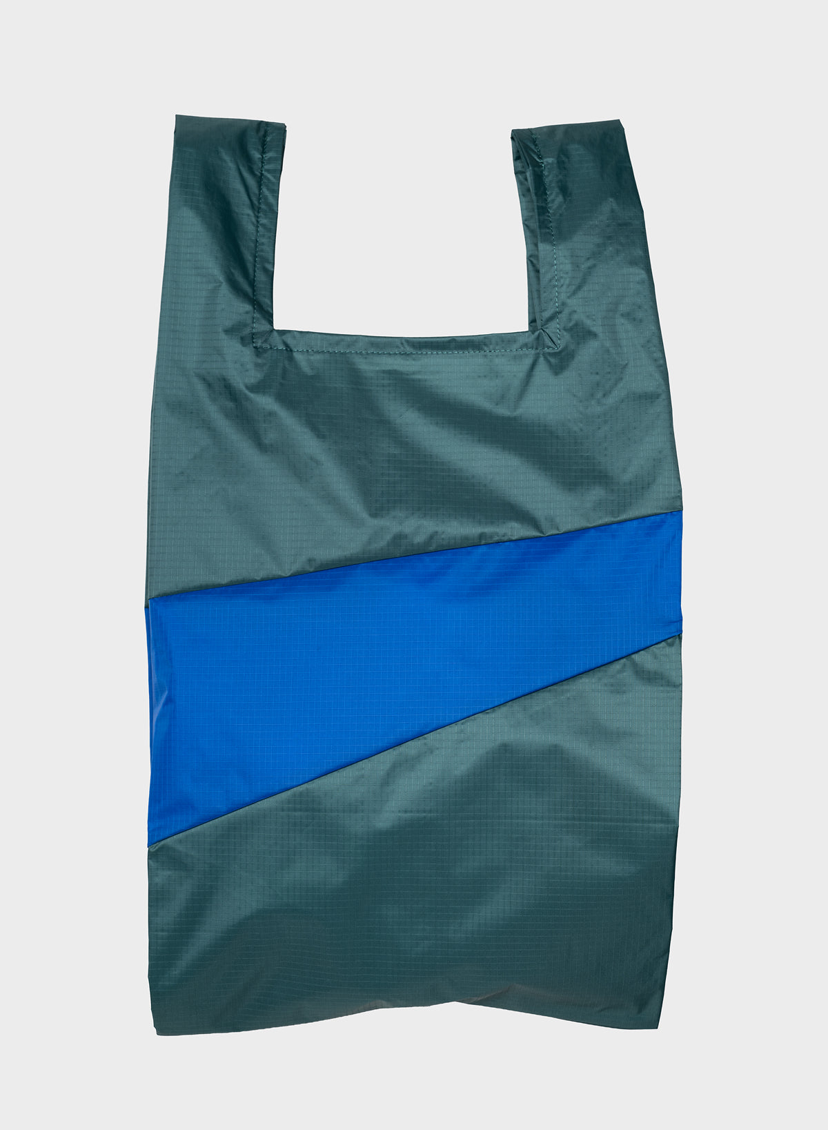 The New Shopping Bag Pine & Blue Large
