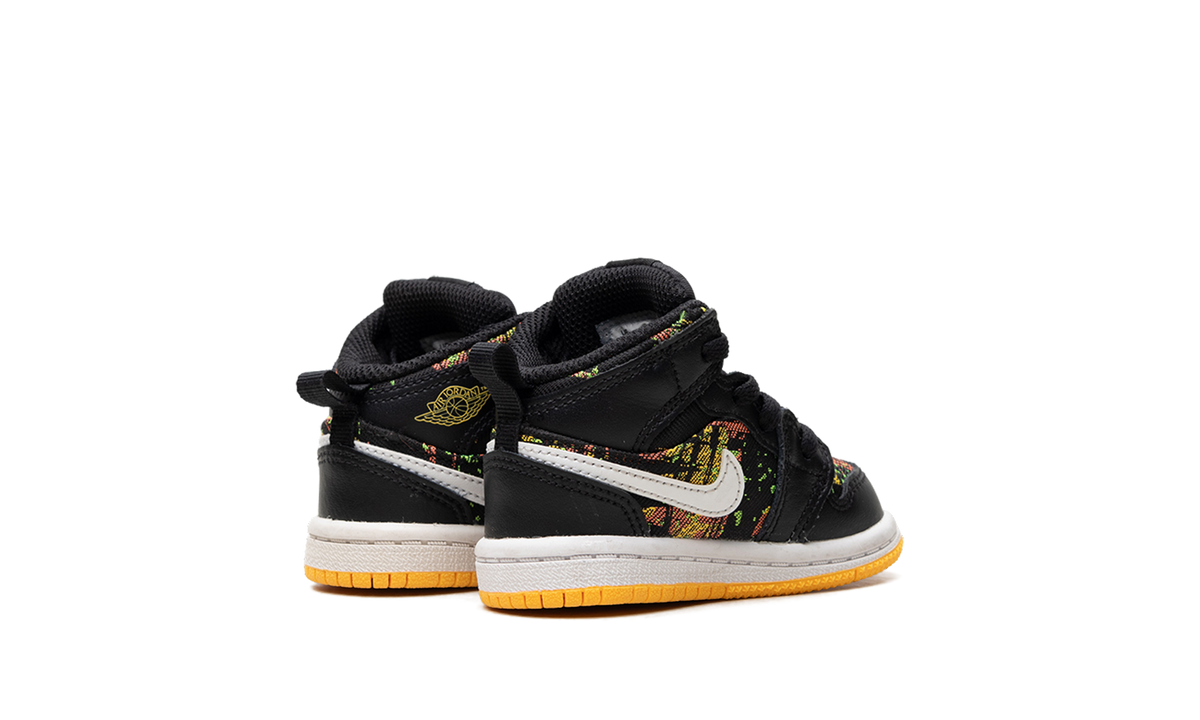 Air Jordan 1 Mid TD "Black / Laser Orange" 644507 003