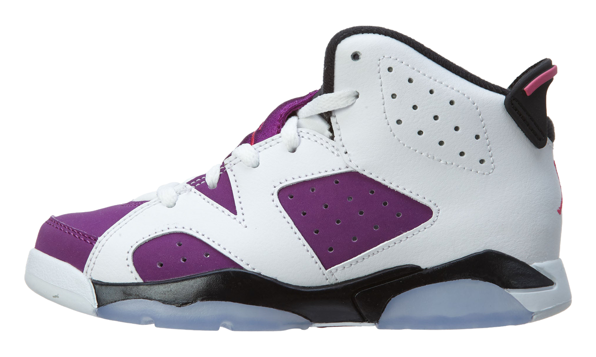 Jordan 6 Retro PS "WHITE / VVD PINK / BRIGHT GRP / BLACK" 543389 127