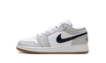Jordan 1 Low GS "White Neutral Grey Gum Midnight Navy" 553560 146