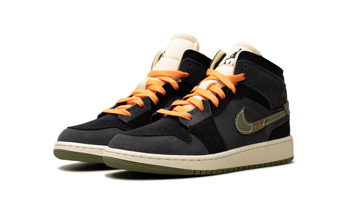 Air Jordan 1 Mid SE GS "Craft Anthracite Light Olive" FD5847 003