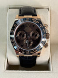 2011 Rolex Daytona 40mm 116515LN Rose Gold Chocolate Arabic Dial