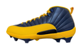 Air Jordan 12 Savage 3 PE Cleats "University of Michigan" FJ6219 407