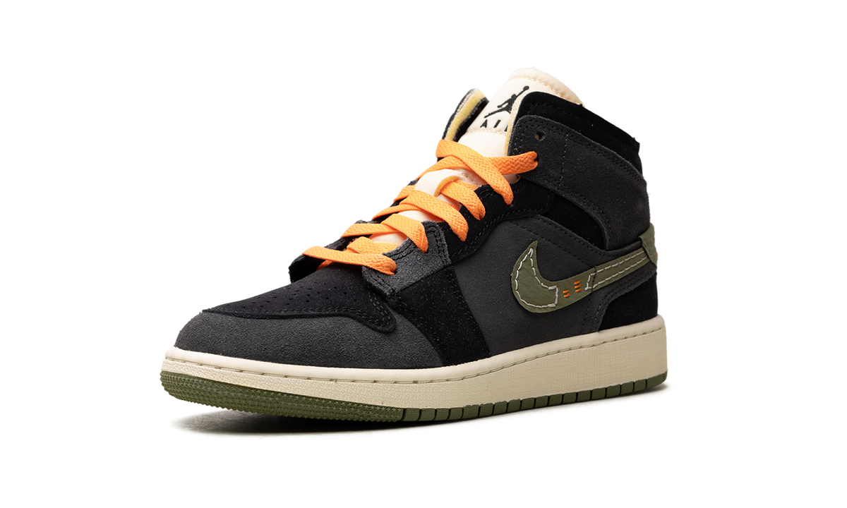 Air Jordan 1 Mid SE GS "Craft Anthracite Light Olive" FD5847 003