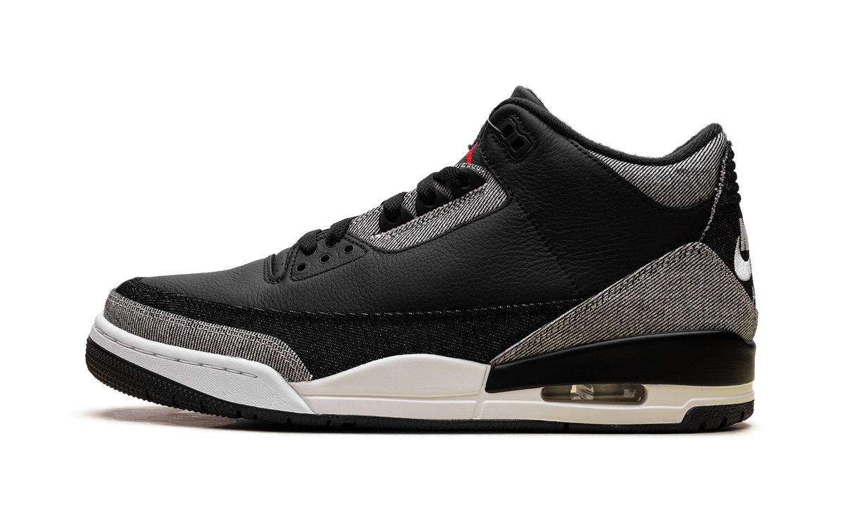 Air Jordan 3 "Levi's - Black Denim" IR0914 400