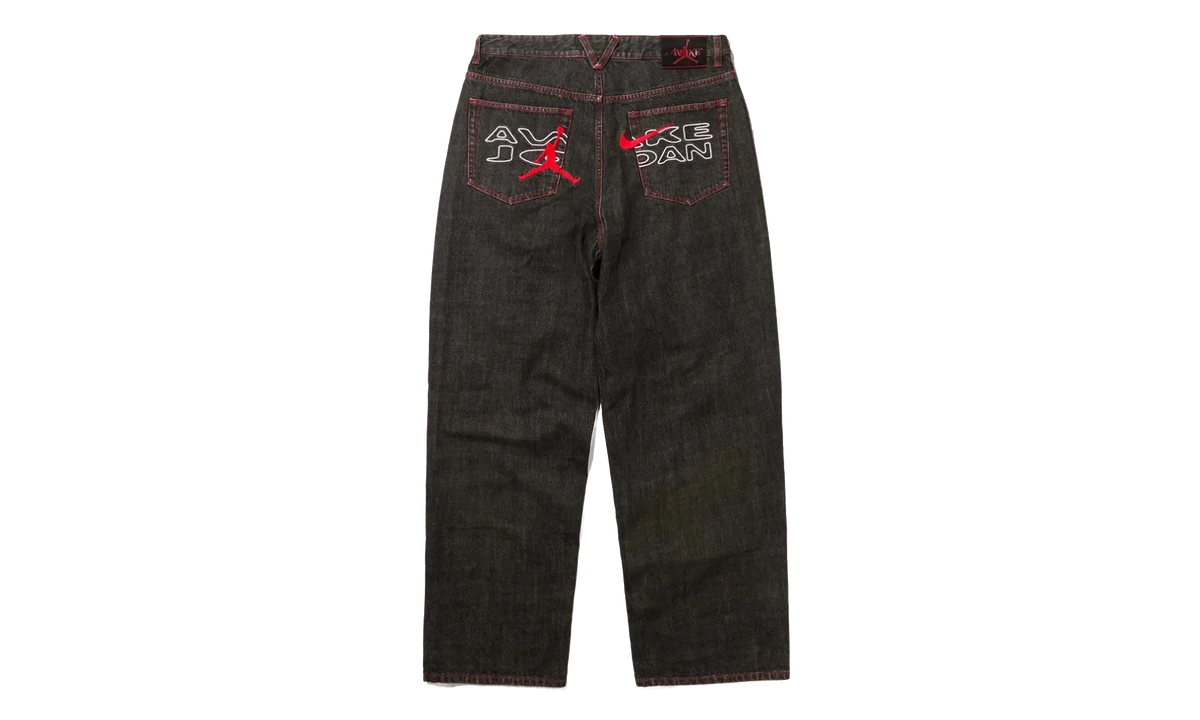Awake x Jordan 5 Washed Denim Pants "Black Denim" IB7298-010