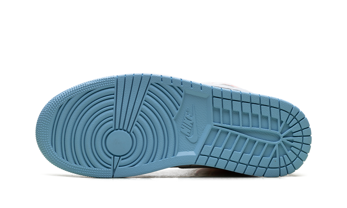 Air Jordan 1 Mid WMNS "White/Light Blue/Pink" IM7420 133