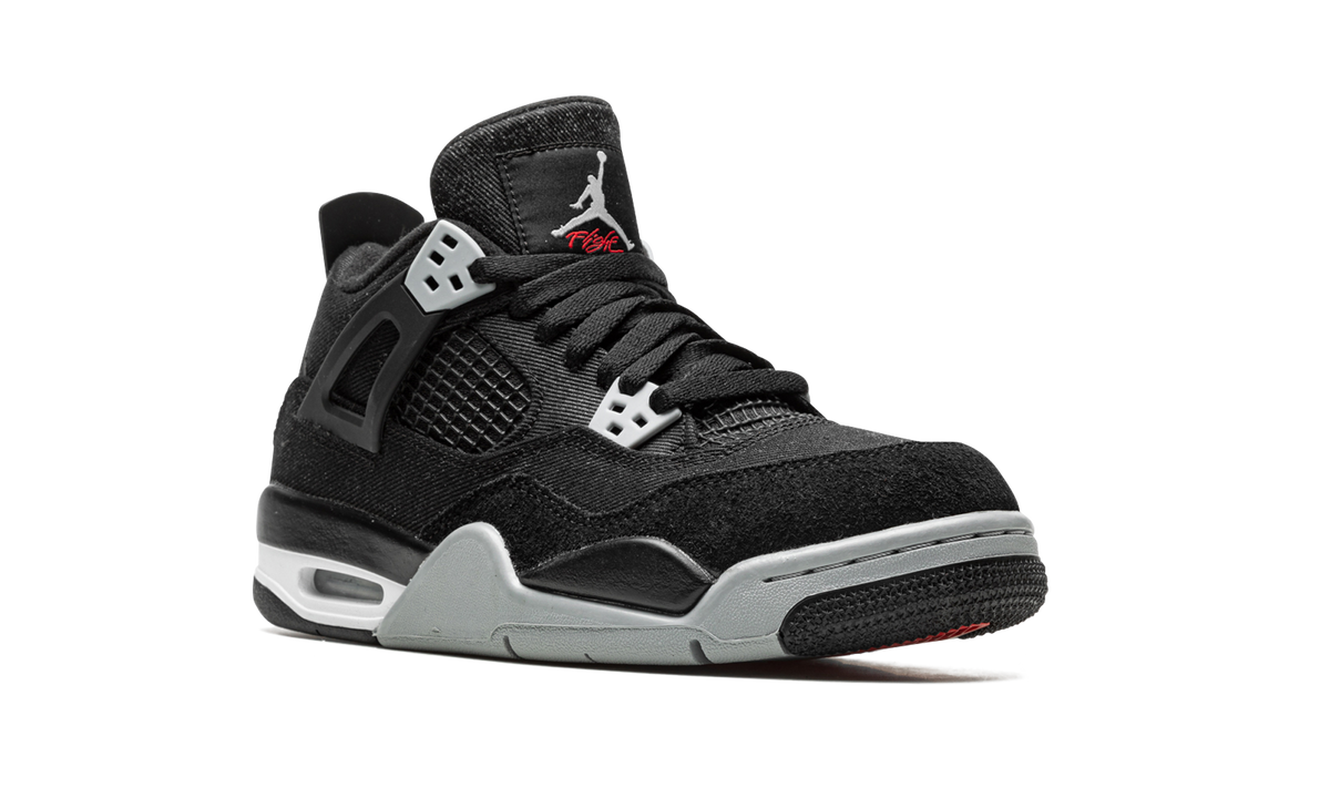 Air Jordan 4 GS "Black Canvas" DV0553 006