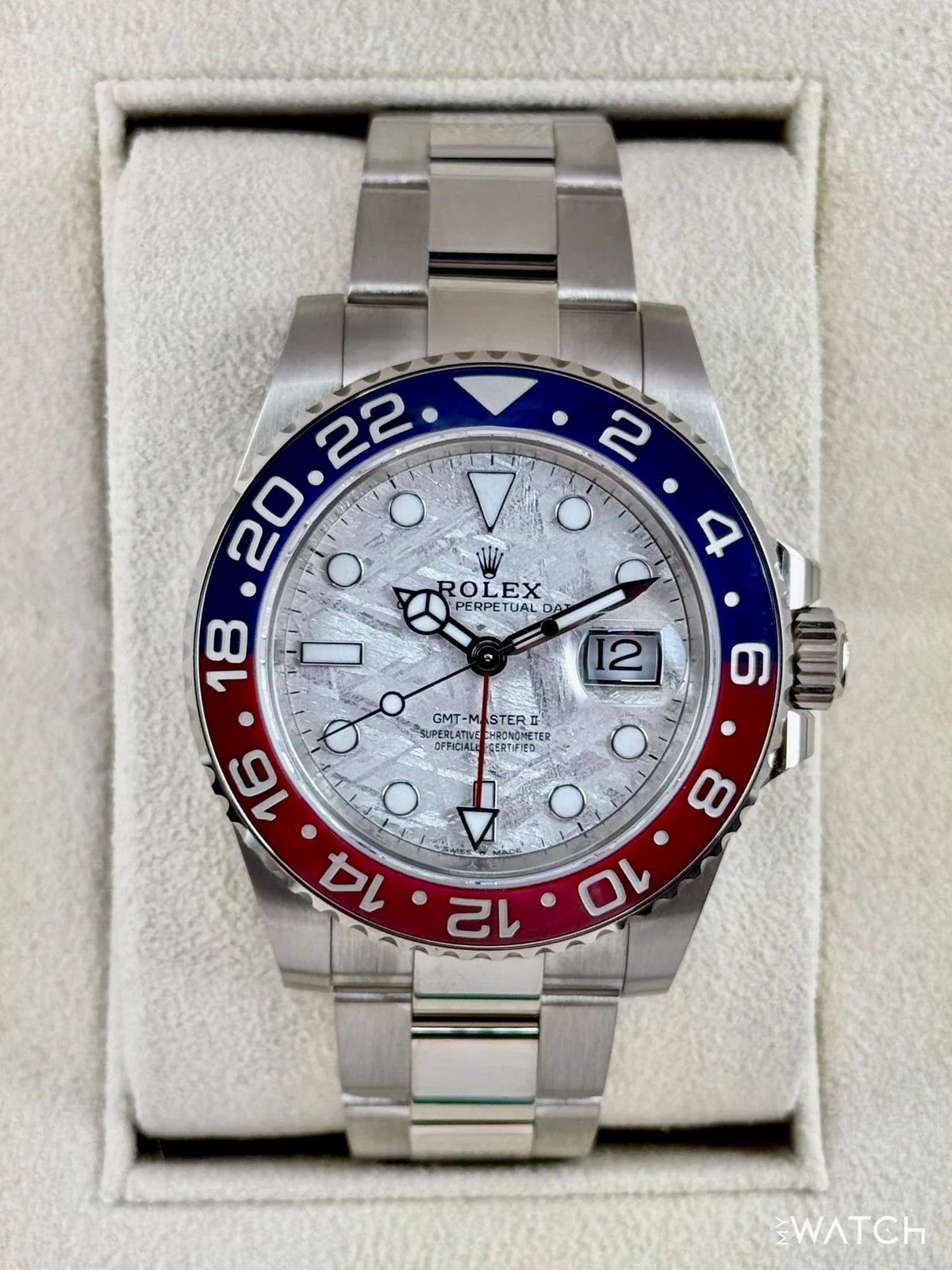 2022 Rolex GMT-Master II "Pepsi" 40mm 126719BLRO Meteorite Dial