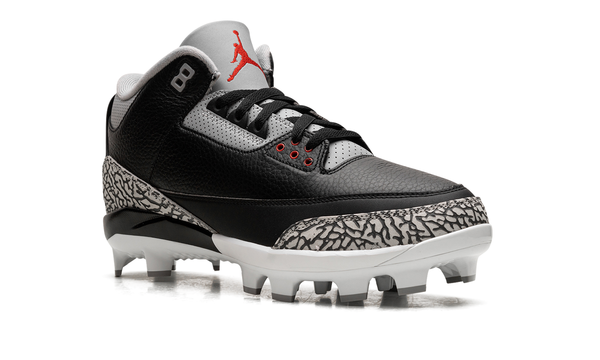 Air Jordan 3 Cleats "Black Cement" FZ8627 001